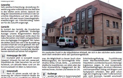 Screenshot Stadtspiegel Dezember 2013