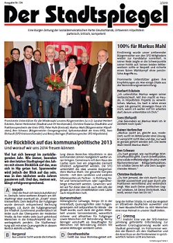 Stadtspiegel Dezember 2013 SPD Hilpoltstein Stadtspiegel 2/2013 SPD Hilpoltstein