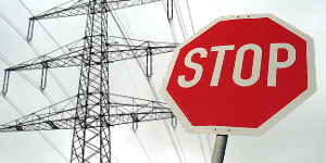 Symbolfoto Stopp Gleichstromtrasse