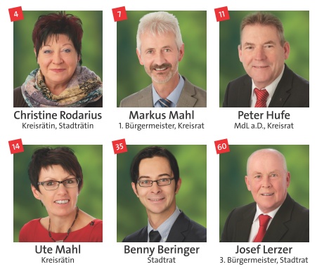 Kreistatskandidaten der SPD