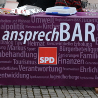 Transparent der ansprechBAR der SPD Hilpoltstein
