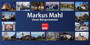 Bauzaunplane Motiv Doerfer