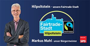 Bauzaunplane Motiv Fairtrade