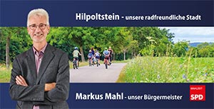 Bauzaunplane Motiv Radwege