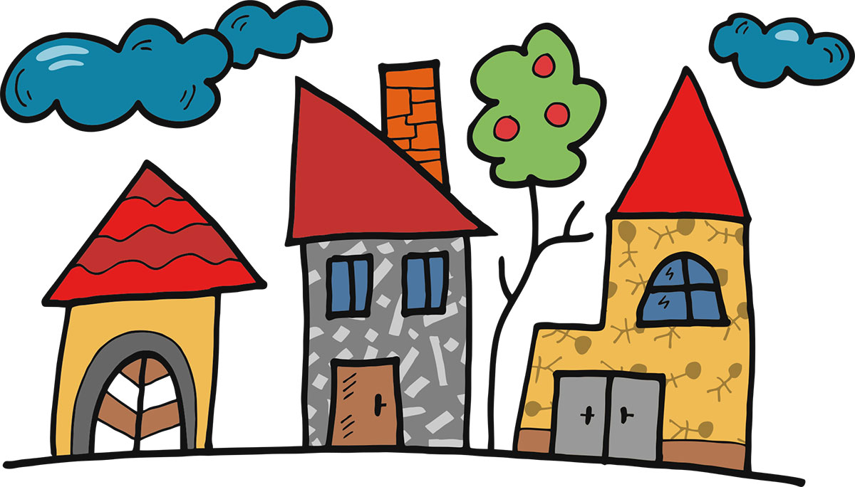 Illustration Häuschen